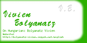 vivien bolyanatz business card